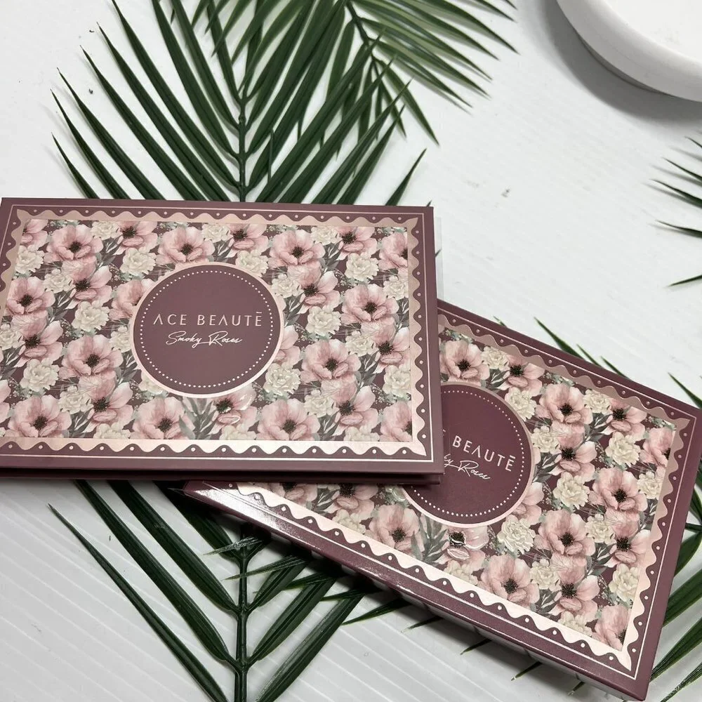 Ace Beaute Smoky Roses Eyeshadow Palette 15 Pan Matte Shimmer Makeup New